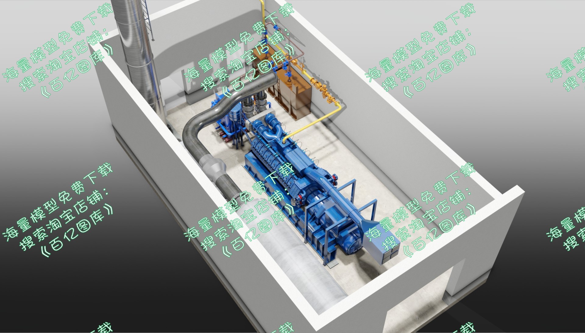 工业用发电机-v20-2mw